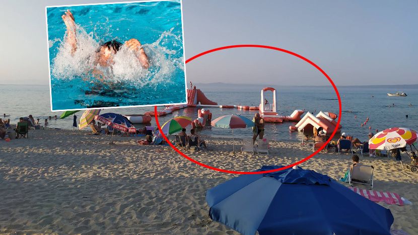 Mesto u Pefkohoriju gde se davio dečak iz Srbije Mesto u Pefkohoriju gde se davio dečak iz Srbije