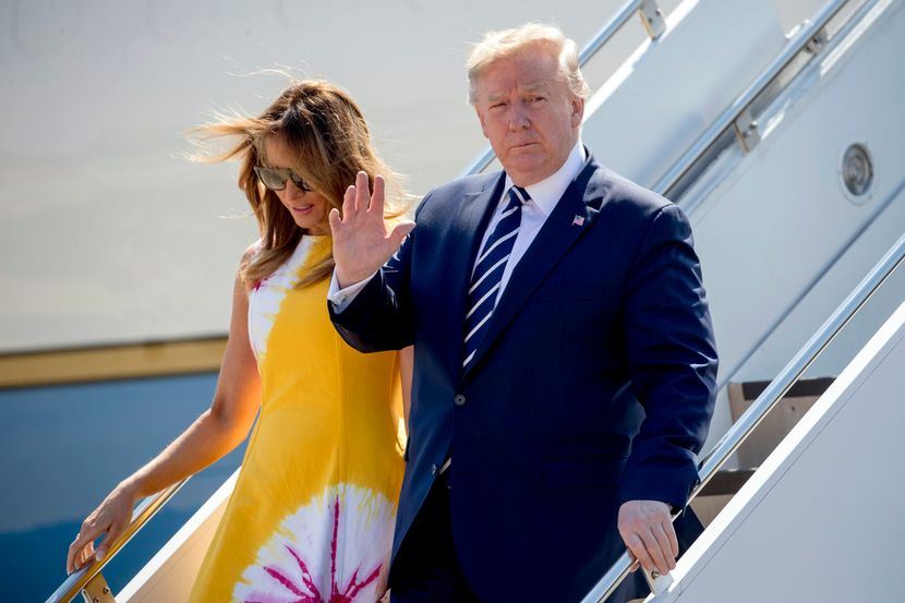 Melanija Tramp i Donald Tramp Melanija Tramp i Donald Tramp