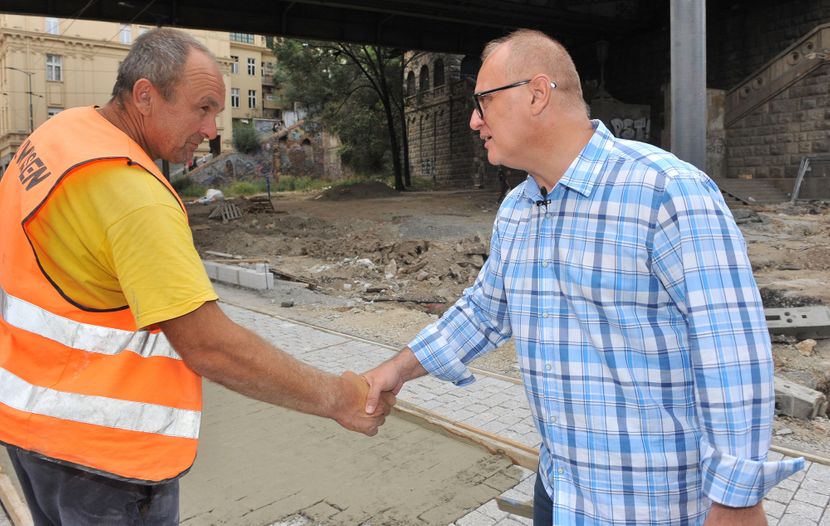 Goran Vesić, radovi, Karađorđeva ulica Goran Vesić, radovi, Karađorđeva ulica
