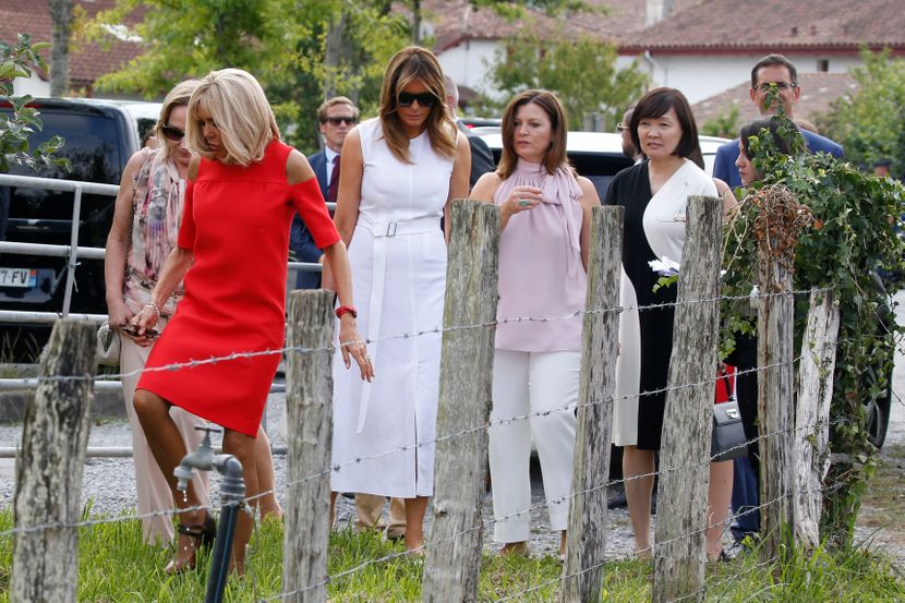Melania Trump, Melanija Tramp, Brigitte Macron, Brižit Makron Melania Trump, Melanija Tramp, Brigitte Macron, Brižit Makron