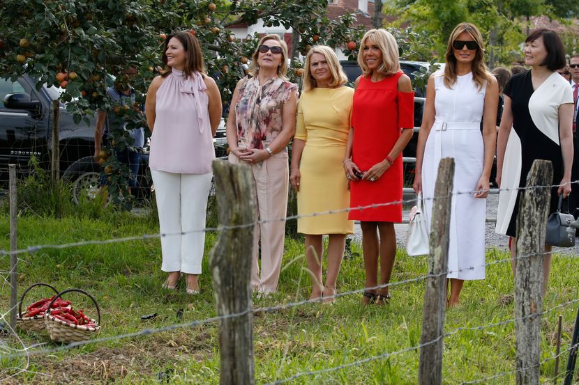 Melania Trump, Melanija Tramp, Brigitte Macron, Brižit Makron Melania Trump, Melanija Tramp, Brigitte Macron, Brižit Makron