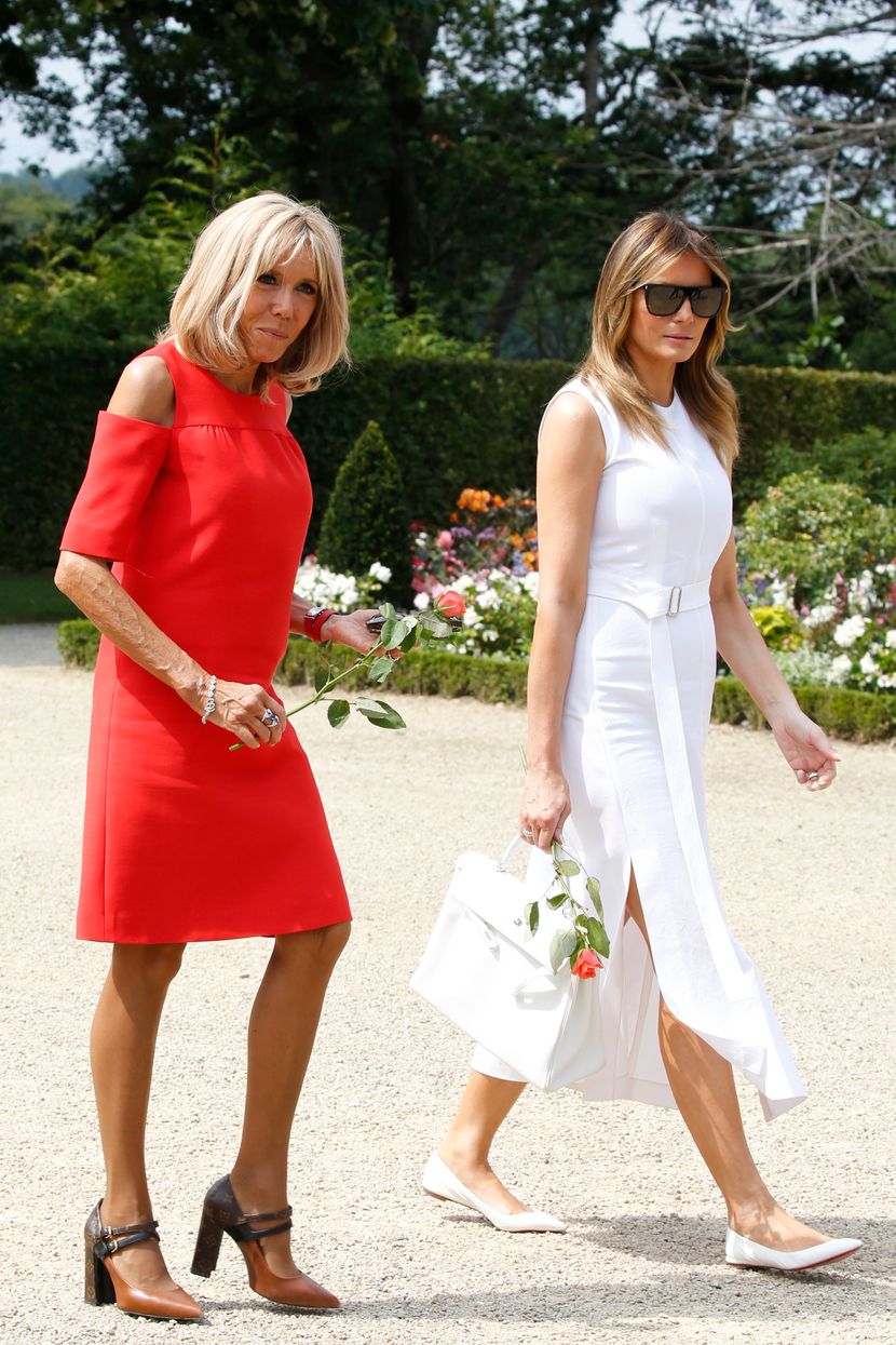 Melania Trump, Melanija Tramp, Brigitte Macron, Brižit Makron Melania Trump, Melanija Tramp, Brigitte Macron, Brižit Makron