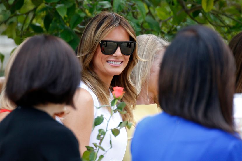 Melania Trump, Melanija Tramp, Brigitte Macron, Brižit Makron Melania Trump, Melanija Tramp, Brigitte Macron, Brižit Makron
