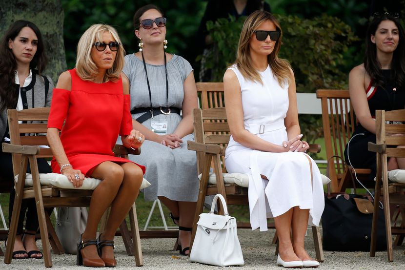Melania Trump, Melanija Tramp, Brigitte Macron, Brižit Makron Melania Trump, Melanija Tramp, Brigitte Macron, Brižit Makron