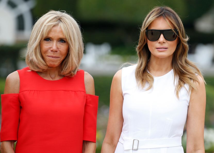 Melania Trump, Melanija Tramp, Brigitte Macron, Brižit Makron Melania Trump, Melanija Tramp, Brigitte Macron, Brižit Makron