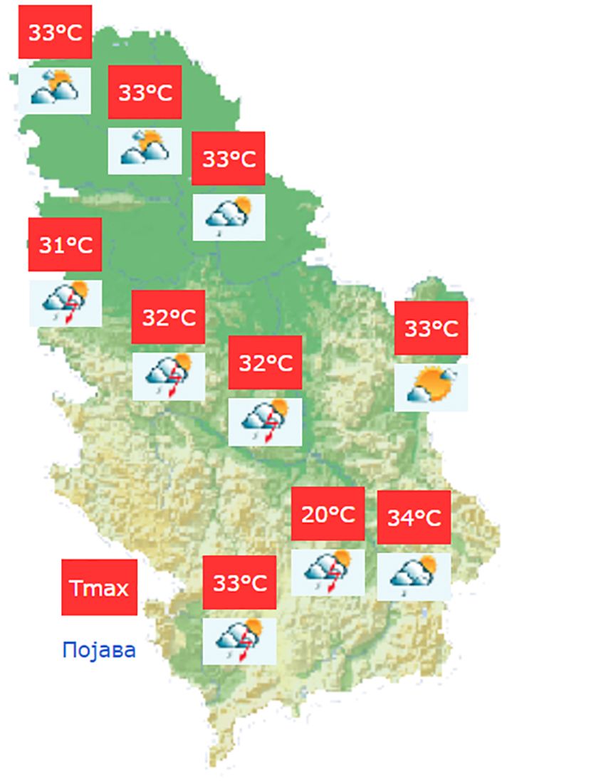 Vreme danas Vreme danas