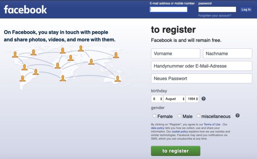 Facebook Login Facebook Login