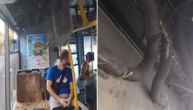 "Sreća ako ne izađeš kao invalid": Poklopac na plafonu autobusa se otkačio, srećom nema povređenih
