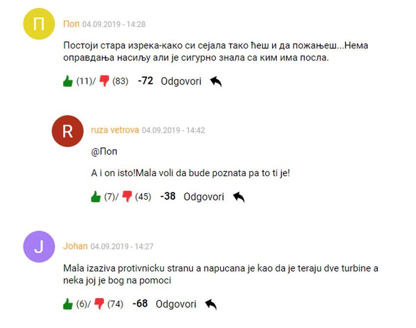 ivana-komentar-foto-prinstcreen-telegraf ivana-komentar-foto-prinstcreen-telegraf