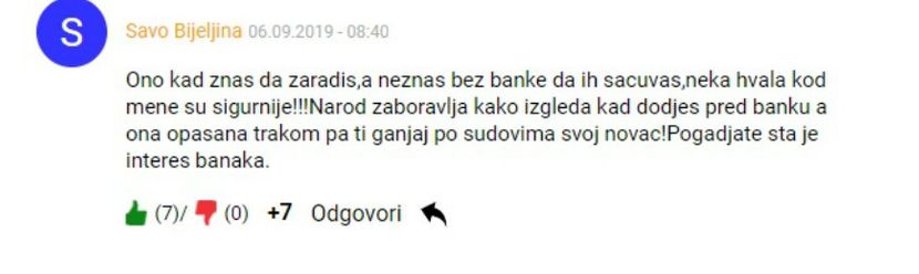 komentar, stednja komentar, stednja