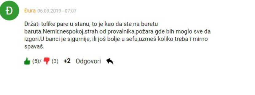 komentar, stednja komentar, stednja