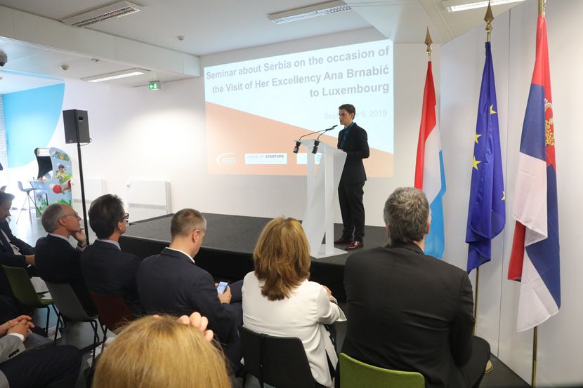 Ana Brnabic, Luksemburg Ana Brnabic, Luksemburg