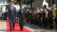 Crveni tepih i garda: Svečani doček za premijerku Brnabić u Luksemburgu (FOTO)
