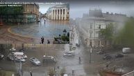 Nevreme besni u Subotici, ovako je haos izgledao uživo: Kao da je pao mrak usred bela dana (VIDEO)
