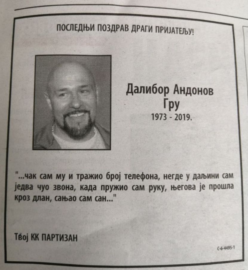 Čitulja Gru Čitulja Gru