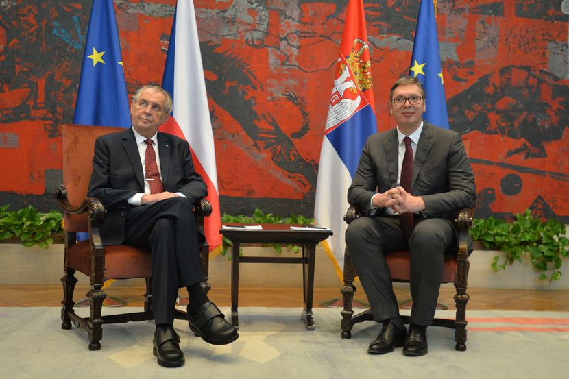 Aleksandar Vučić i Miloš Zeman, Palata Srbija Aleksandar Vučić i Miloš Zeman, Palata Srbija