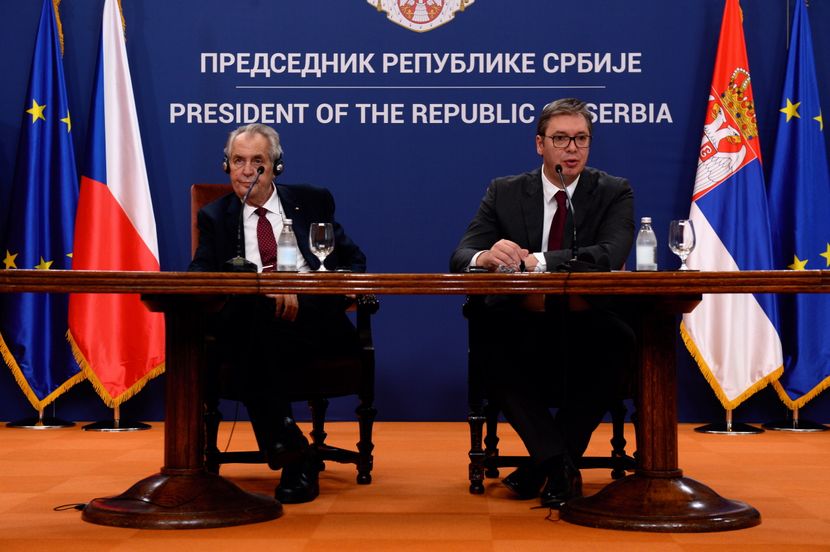 Aleksandar Vučić, Miloš Zeman Aleksandar Vučić, Miloš Zeman