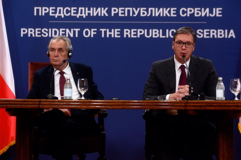 Aleksandar Vučić, Miloš Zeman