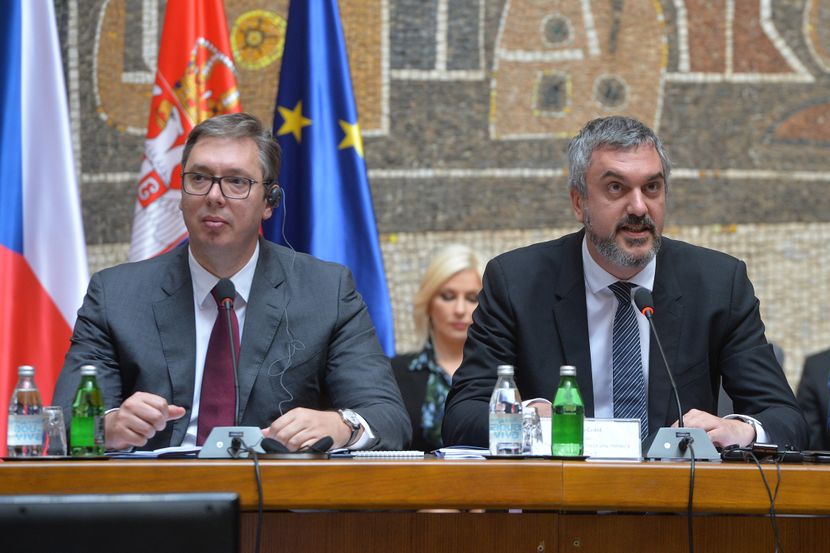 Aleksandar Vučić i Marko Čadež, forum Aleksandar Vučić i Marko Čadež, forum
