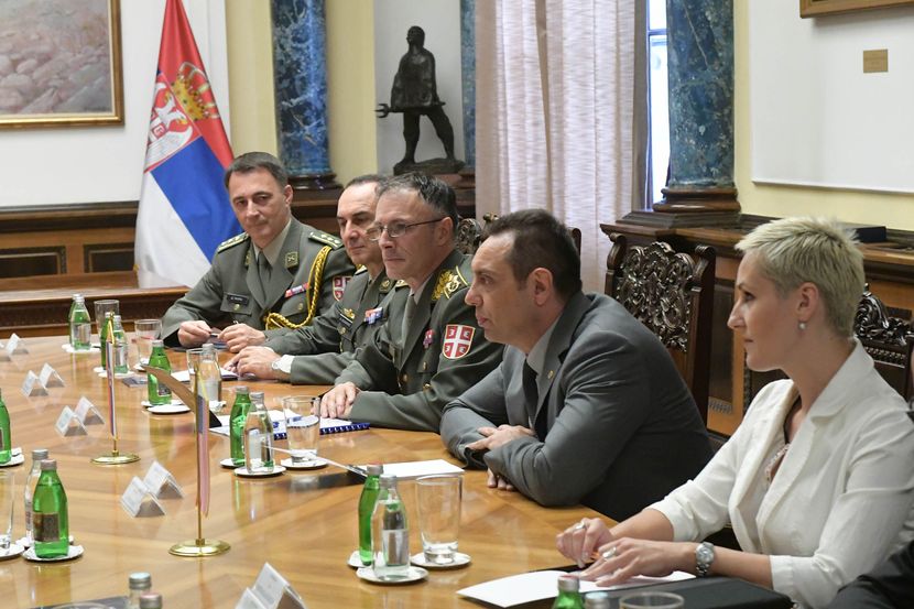 Sastanak ministra Vulina i komandanta Nacionalne Garde Ohajo Sastanak ministra Vulina i komandanta Nacionalne Garde Ohajo