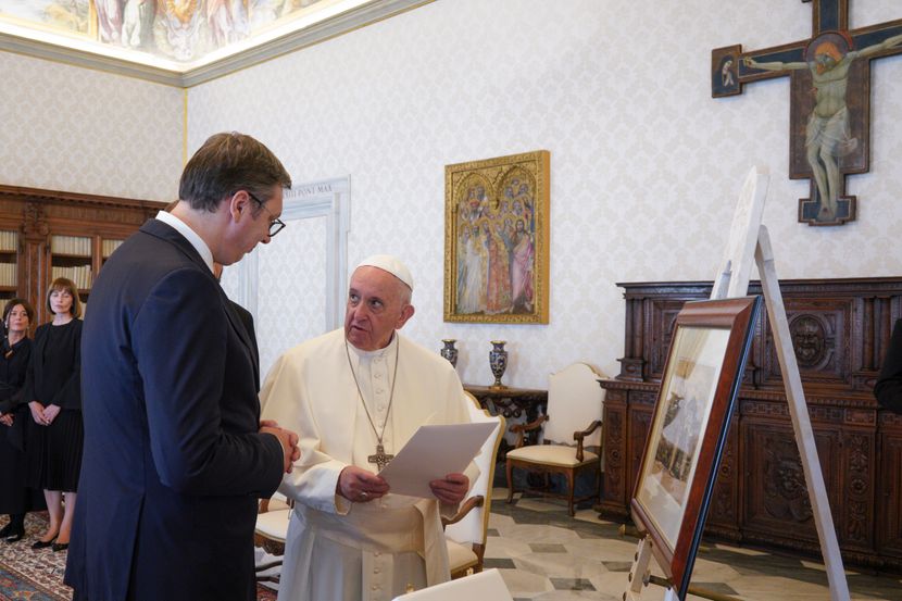 Aleksandar Vucic Vatikan Papa Aleksandar Vucic Vatikan Papa