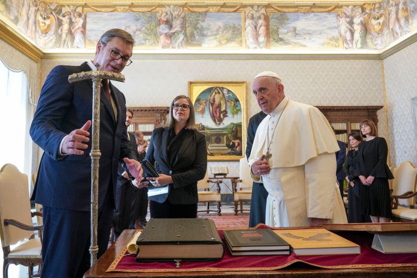 Aleksandar Vucic Vatikan Papa Aleksandar Vucic Vatikan Papa