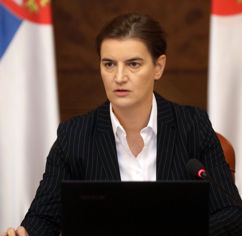 Ana Brnabić, sednica Vlade Ana Brnabić, sednica Vlade