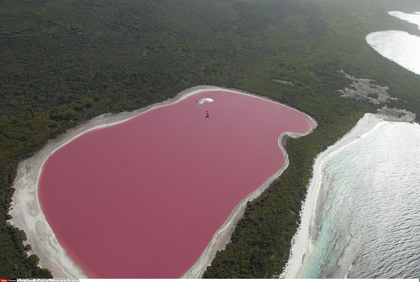 Lake Hillier, Hajler, jezero u Australiji Lake Hillier, Hajler, jezero u Australiji