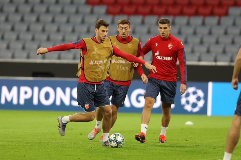 FK Crvena zvezda, trening u Minhenu FK Crvena zvezda, trening u Minhenu
