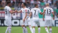 Kostić bacio Frankfurt u delirijum: Dva gola Srbina za potop Red Bula, dao ga i Olmo!