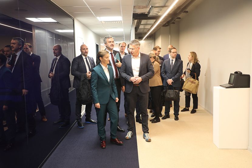 Obilazak firme BITKOM, Ana Brnabic Obilazak firme BITKOM, Ana Brnabic