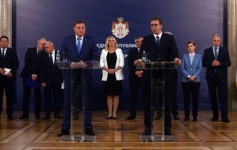 Aleksandar Vučić, predsednik Srbije, Milorad Dodik Aleksandar Vučić, predsednik Srbije, Milorad Dodik
