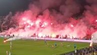 Bakljada u Humskoj: Delije i Grobari "zapalili" stadion Partizana