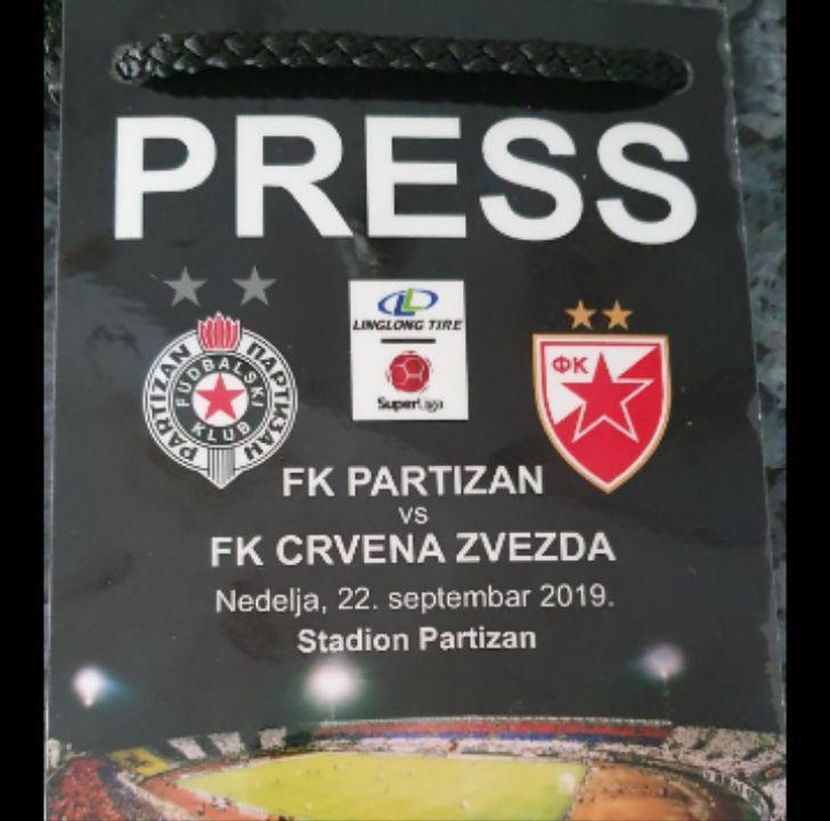 Akreditacija za derbi 161. Akreditacija za derbi 161.