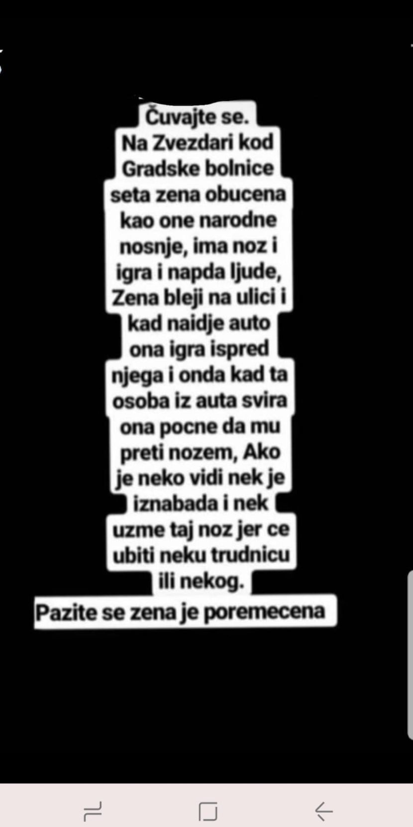 Žena zvezdara pretnja Žena zvezdara pretnja