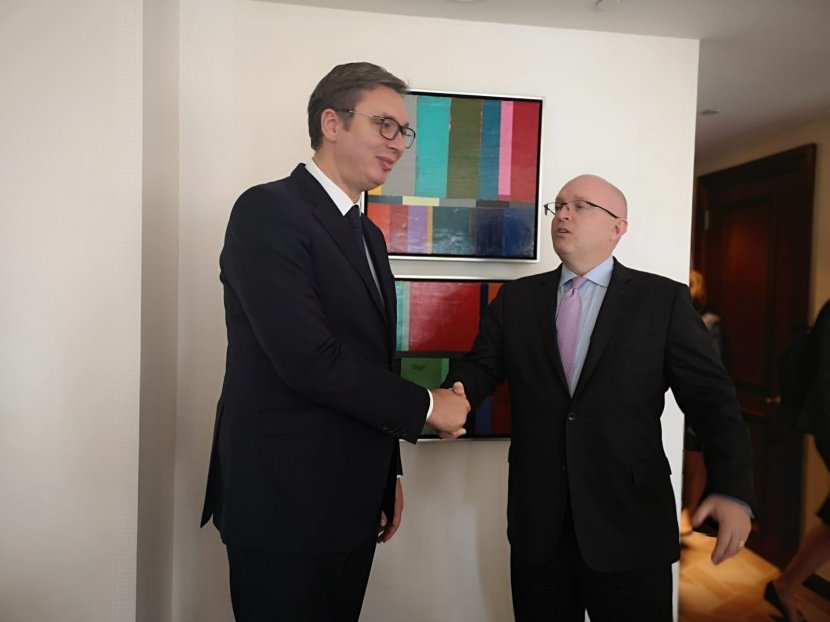 Aleksandar Vučić, Filip Riker, UN, Njujork Aleksandar Vučić, Filip Riker, UN, Njujork