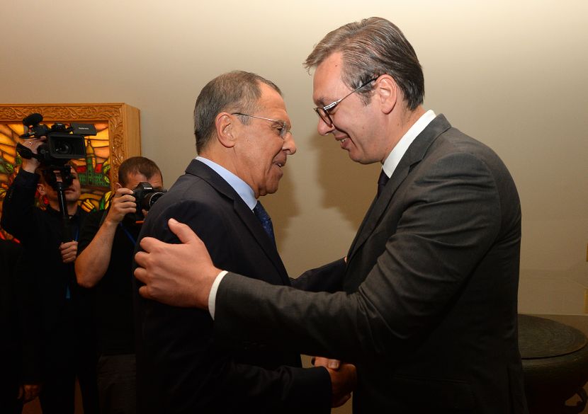 Aleksandar Vučić, predsednik Srbije, Sergej Lavrov, SAD Aleksandar Vučić, predsednik Srbije, Sergej Lavrov, SAD