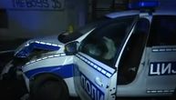 Policijski automobil sleteo s puta u Zemunu, dve osobe povređene: Vozač izgubio kontrolu