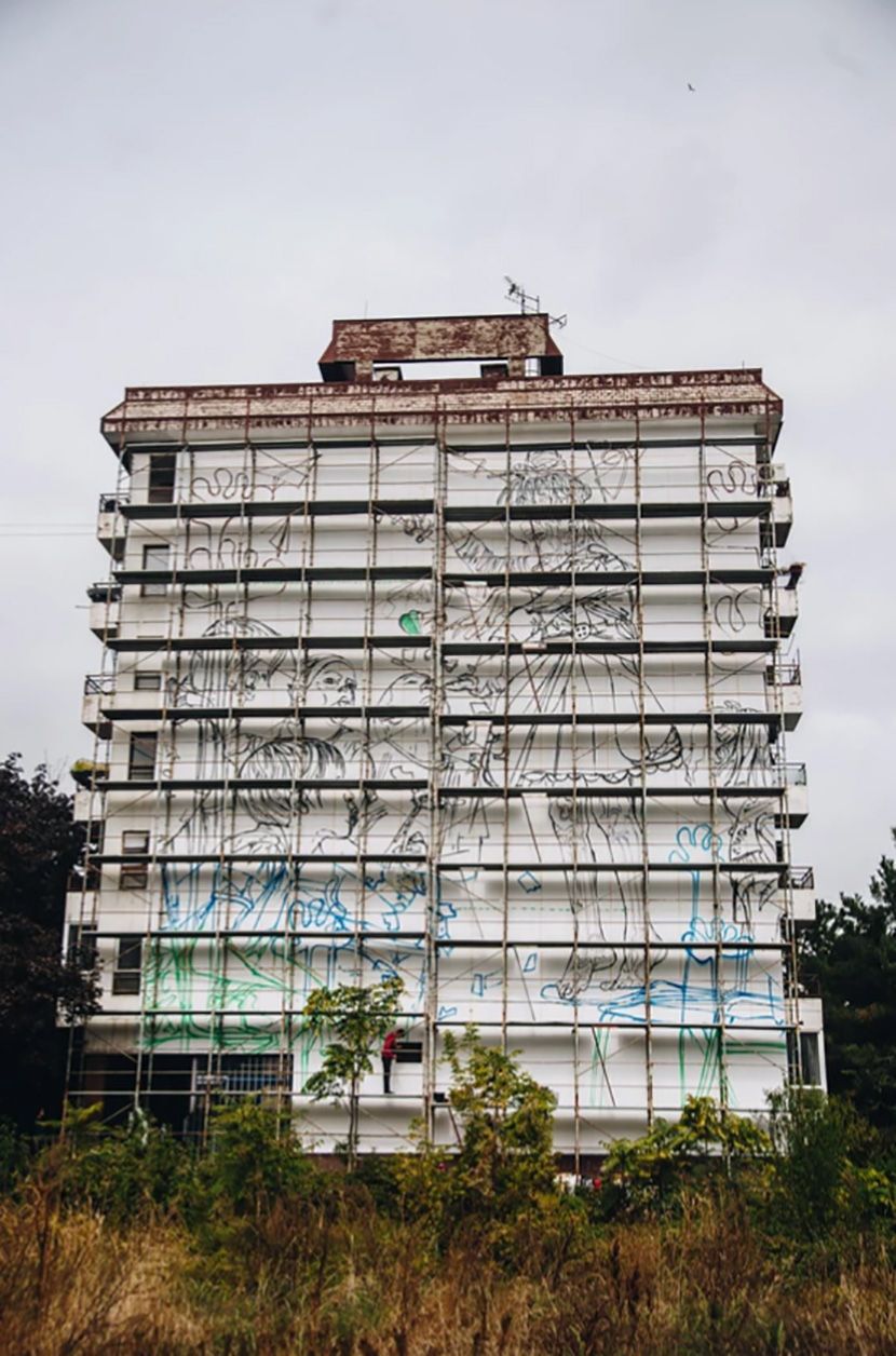 Mural na Dorćolu, Andrej Josifovski Mural na Dorćolu, Andrej Josifovski