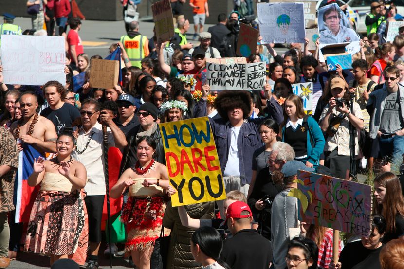 Novi Zeland, klimatski protest Novi Zeland, klimatski protest