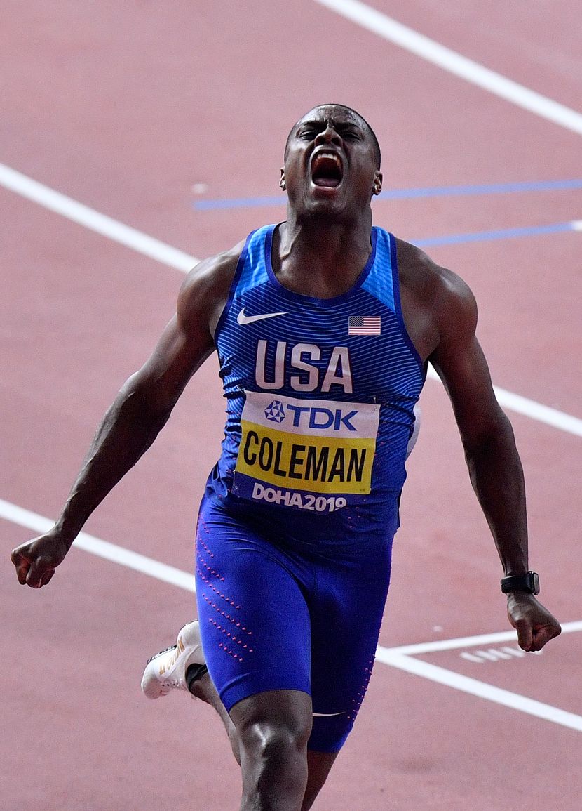 finale 100m, Doha 2019 finale 100m, Doha 2019