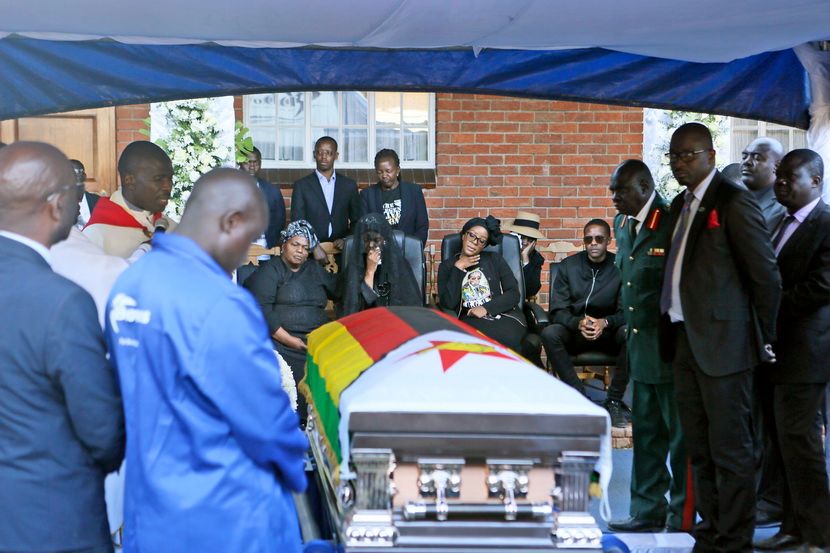 Robert Mugabe, sahrana Robert Mugabe, sahrana