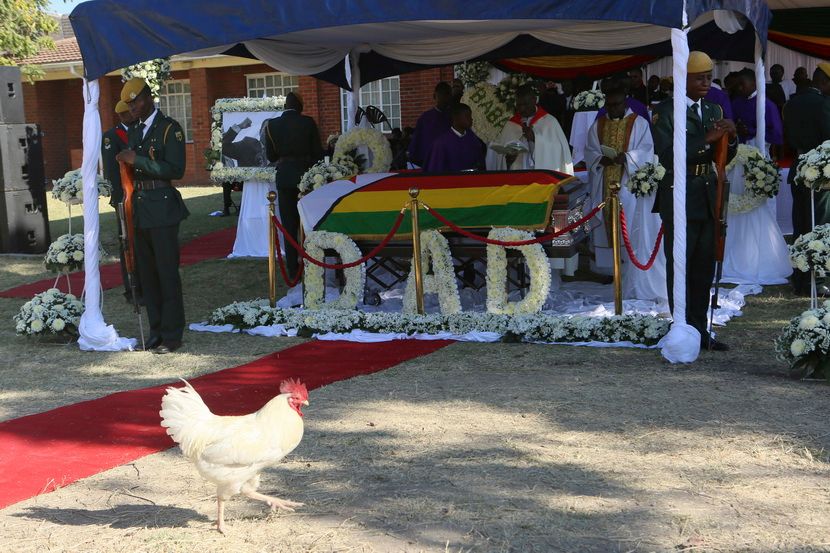 Robert Mugabe, sahrana Robert Mugabe, sahrana
