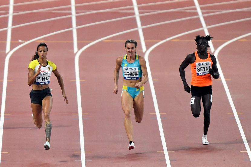 Aminatu Sejni, indijska sprinterka, Doha 2019 Aminatu Sejni, indijska sprinterka, Doha 2019