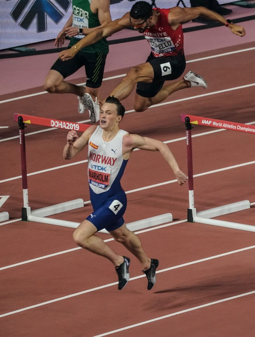 Karsten Varholm, Doha 2019 Karsten Varholm, Doha 2019