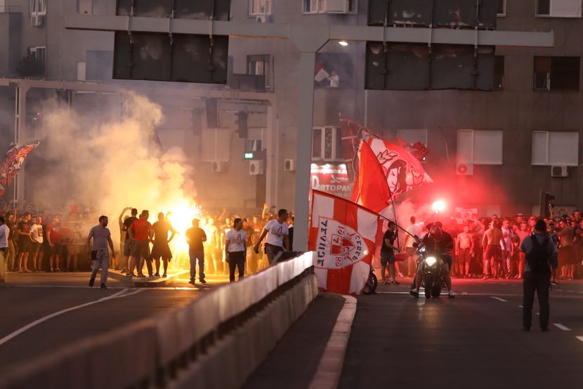 Navijaci crvene zvezde, Utakmica Crventa zvezda, Olimpijakos Navijaci crvene zvezde, Utakmica Crventa zvezda, Olimpijakos