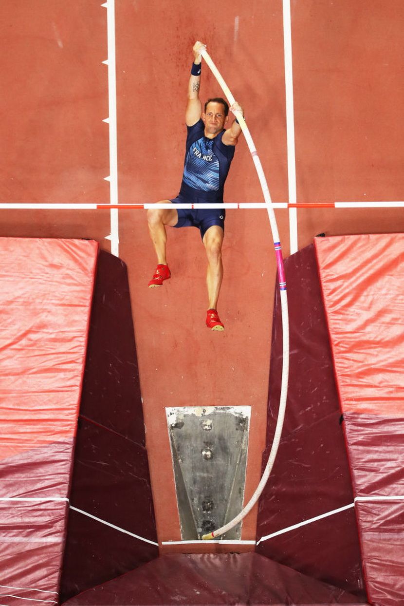 Renaud Lavileni, skok sa motkom, Doha 2019 Renaud Lavileni, skok sa motkom, Doha 2019