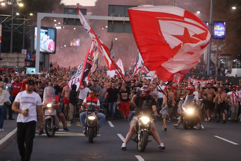 Navijaci crvene zvezde, Utakmica Crventa zvezda, Olimpijakos Navijaci crvene zvezde, Utakmica Crventa zvezda, Olimpijakos