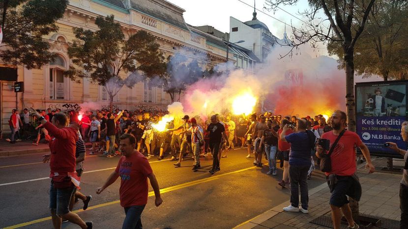 Navjaci Crvene zvezde korteo Navjaci Crvene zvezde korteo