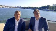 Orban's unannounced visit to Serbia: Vucic meets with Hungarian prime minister on a Belgrade river